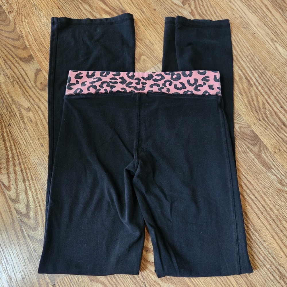 Y2K Victoria's secret PINK Low Rise Yoga Pants Pink Cheetah Leopard Zebra Small
